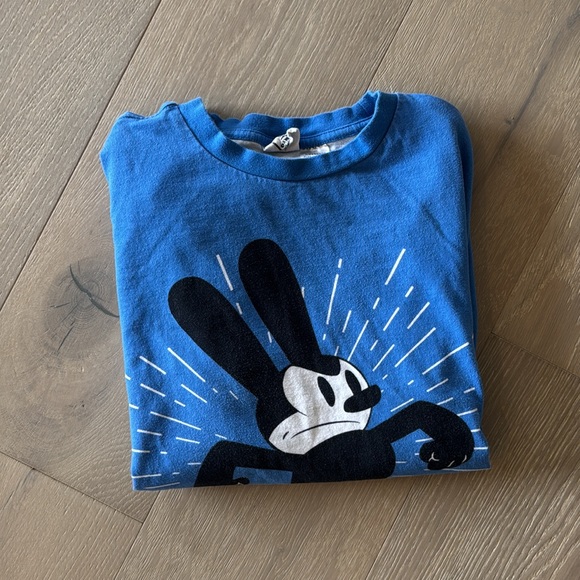 Disney Tops - Oswald The Lucky Rabbit Blue Long Sleeve Tshirt M